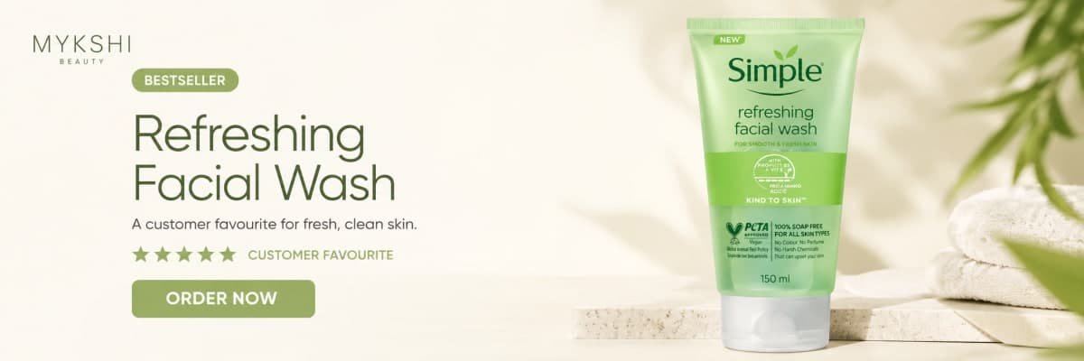 Simple refreshing facial wash