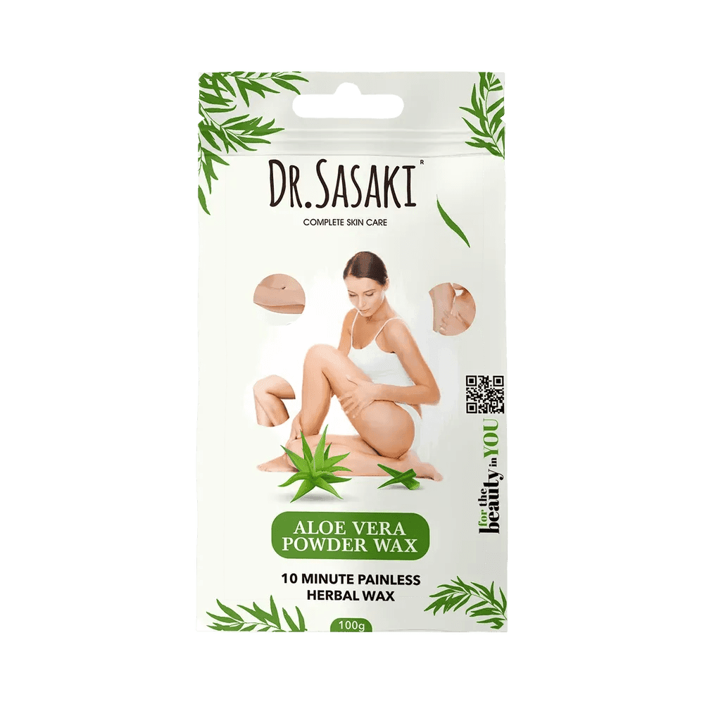Dr. Sasaki Painless Unisex Hair Removal Wax Powder (Aloevera)