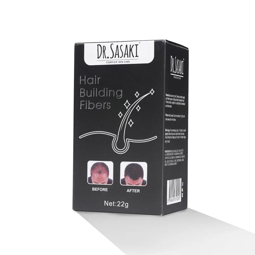 Dr. Sasaki Hair Building Fibers, 22g (Dark Brown)
