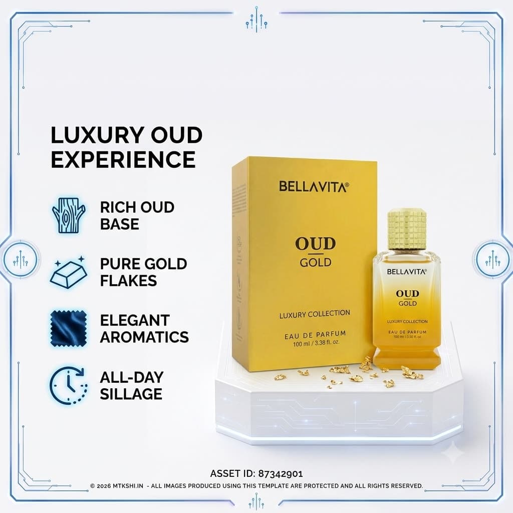 BELLAVITA OUD GOLD EAU DE PARFUM -  100 ml  3.4 fl.oz