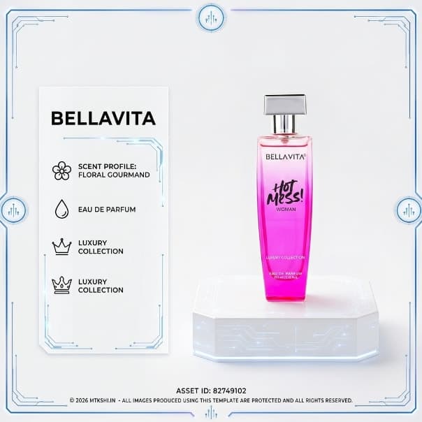 BELLAVITA HOT MESS WOMAN EAU DE PARFUM - 100 ml 3.4 fl.oz