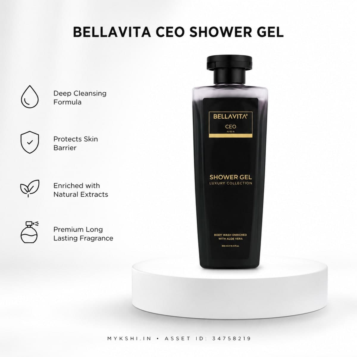 BELLAVITA CEO MAN SHOWER GEL - 250 ml  8.45 fl.oz