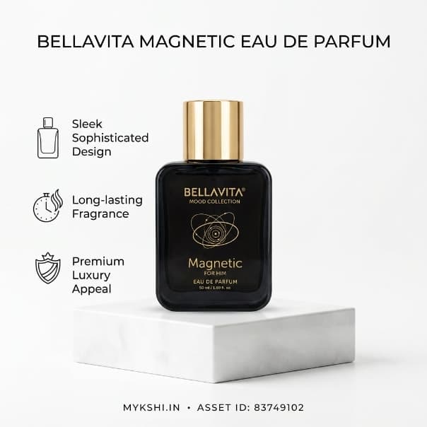 BELLAVITA MAGNETIC FOR HIM EAU DE PARFUM - 50 ml 1.69 fl.oz