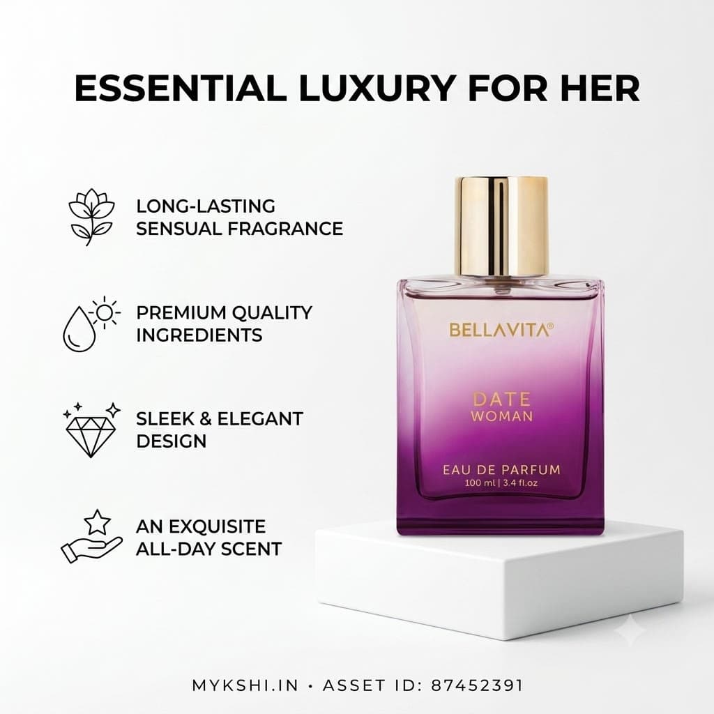 BELLAVITA DATE WOMAN  EAU DE PARFUM - 100 ml 3.4 fl.oz