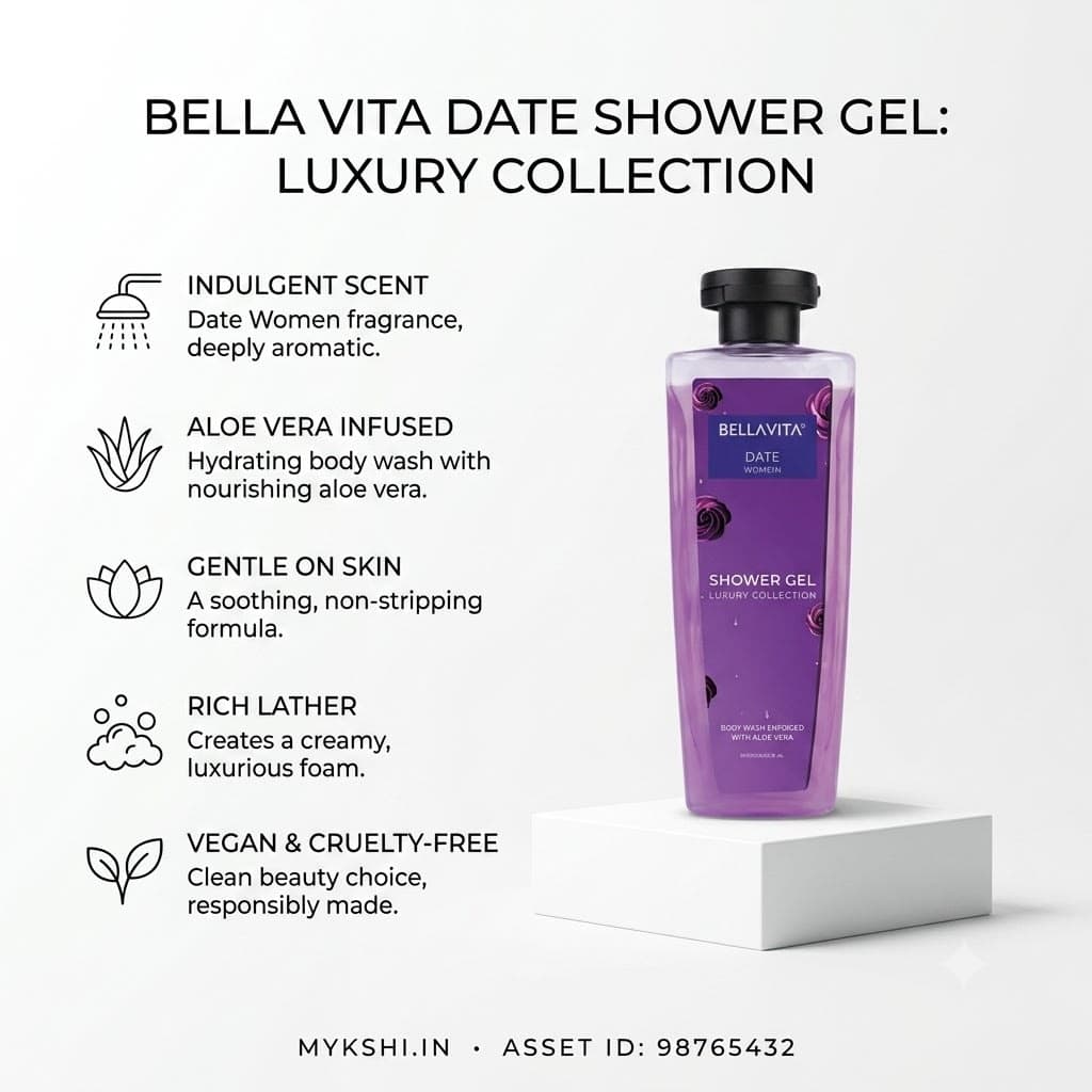 BELLAVITA DATE WOMAN SHOWER GEL - 250 ml  8.45 fl.oz