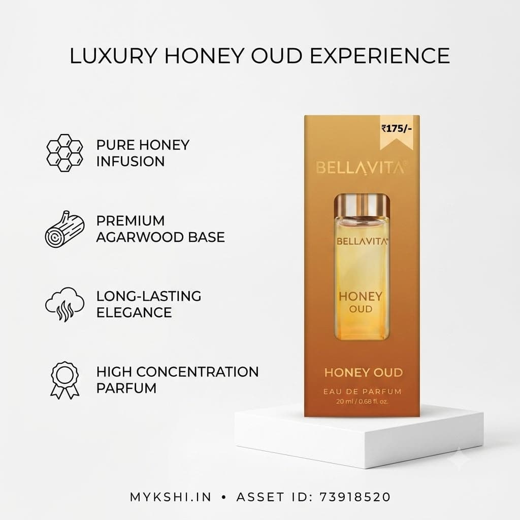 BELLAVITA HONEY OUD EAU DE PARFUM - 20 ml 0.68 fl.oz