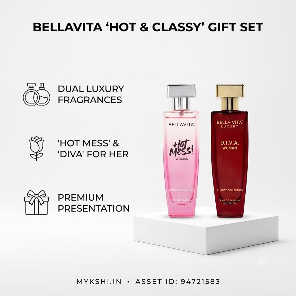 BELLAVITA HOT&CLASSY GIFT SET 2 X 50ml HOT Mess D.I.V.A. Women