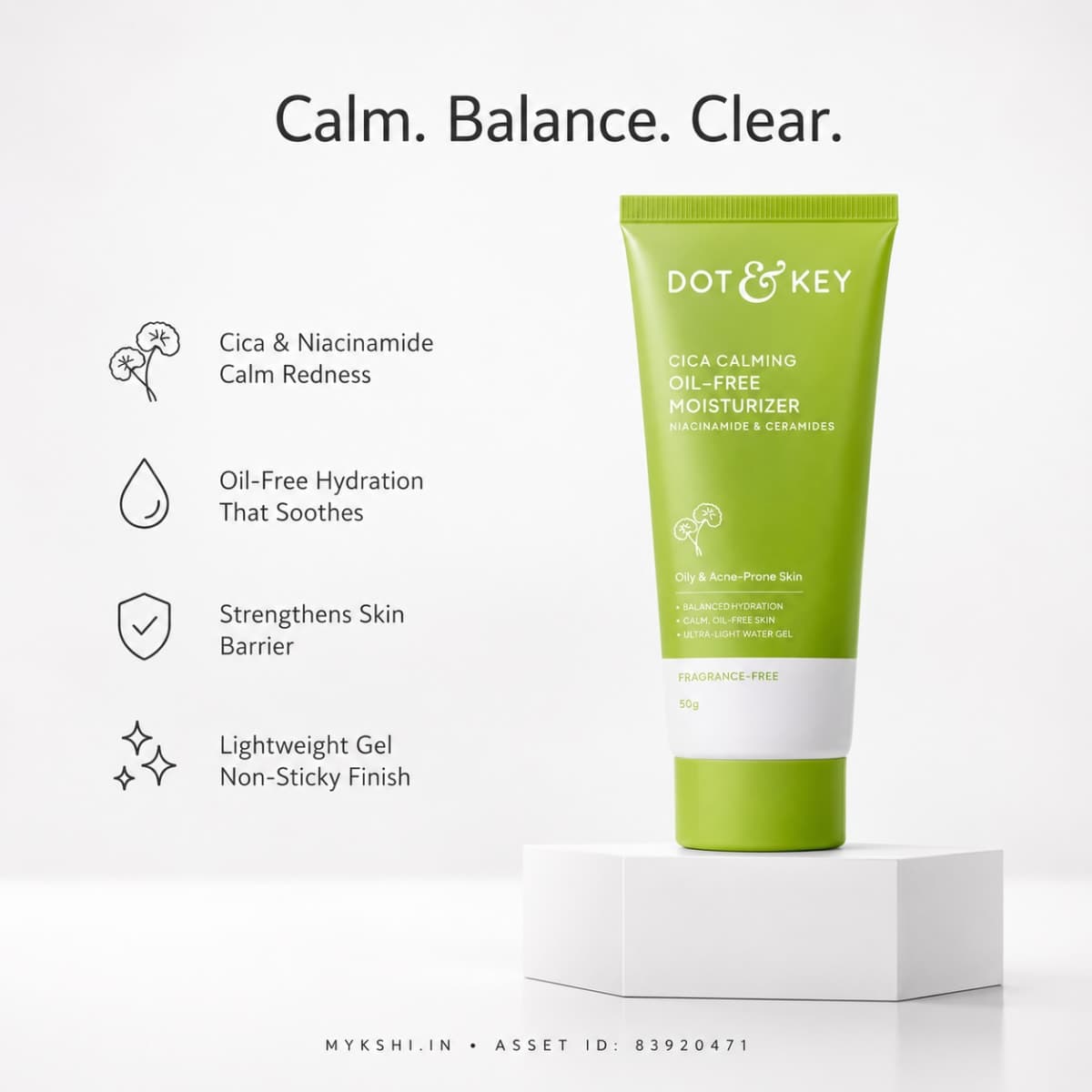 Dot & Key Cica (Centella) + Niacinamide Oil Free Moisturizer