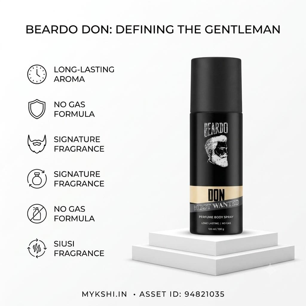 Beardo Don Most Wanted Perfume Body Spray - 120 ml