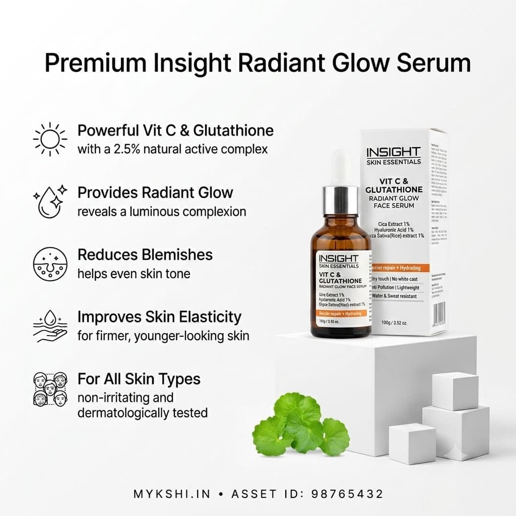 INSIGHT Vit C & Glutathione Radiant Glow Face Serum