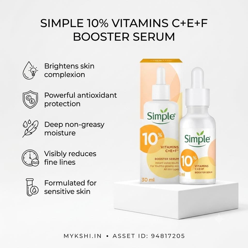 Simple Skin care 10% Vitamin C+E+F Serum 30ml