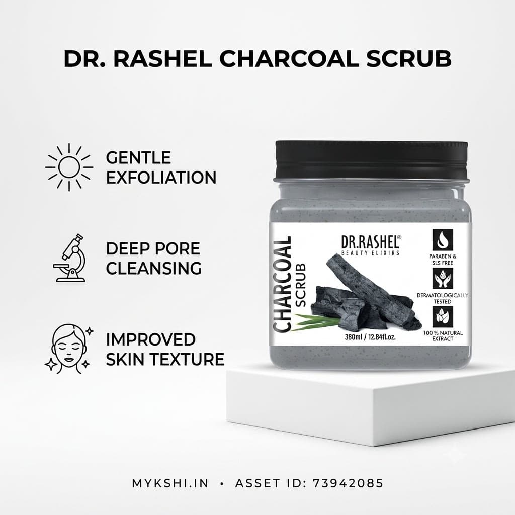 DR. RASHEL Charcoal Scrub - 380 ml