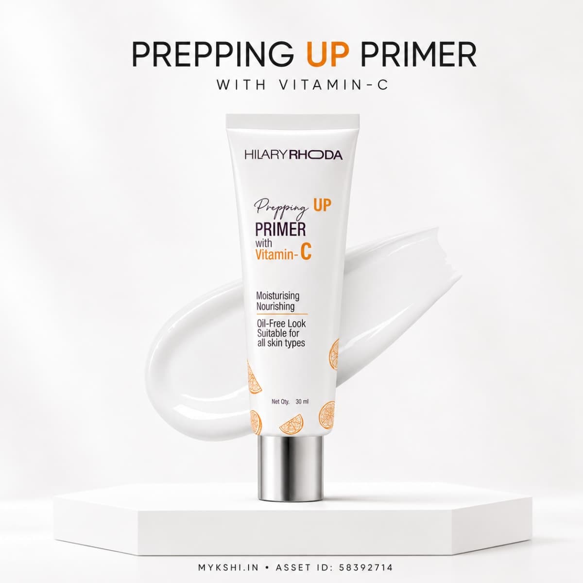 Hilary Rhoda Prepping UP PRIMER with Vitamin C