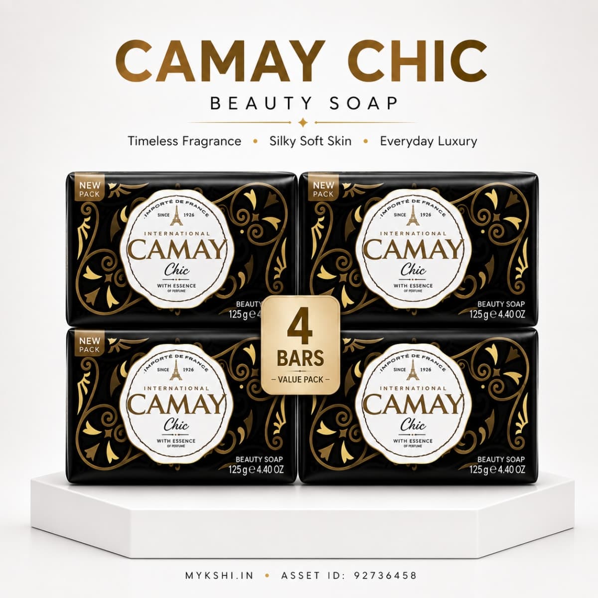 Camay Chic Soap - Pack of 4