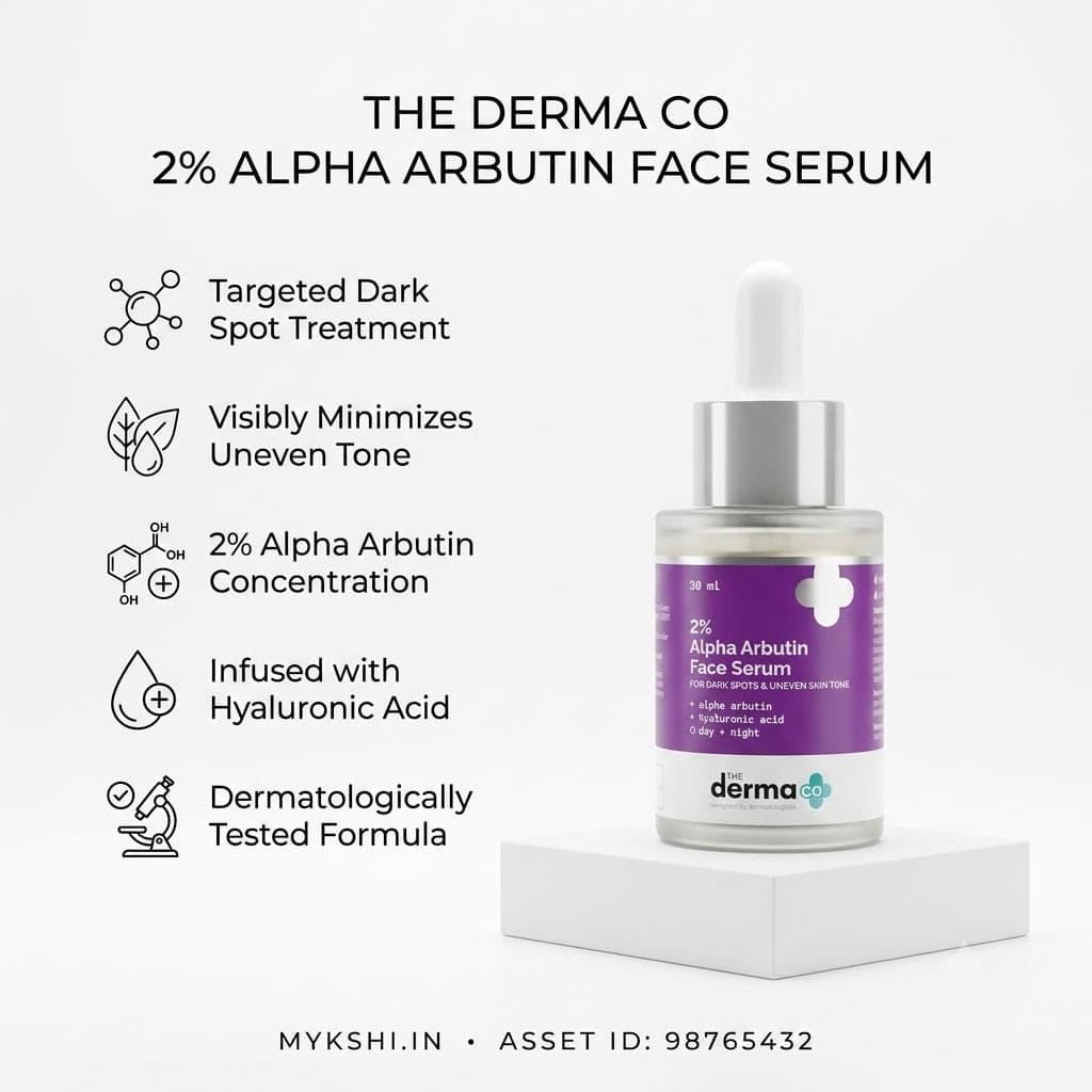The Derma Co 2% Alpha Arbutin Face Serum - 30ml