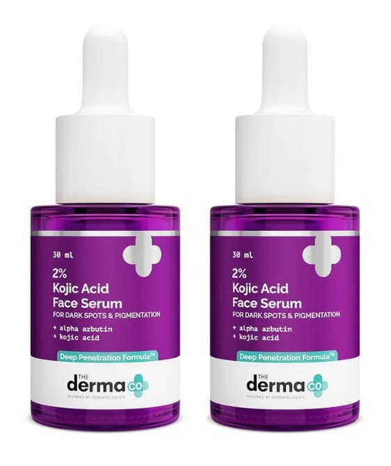 The Derma Co 2% Kojic Acid Face Serum with 1% Alpha Arbutin & Niacinamide for Dark Spots And Pigmentation 