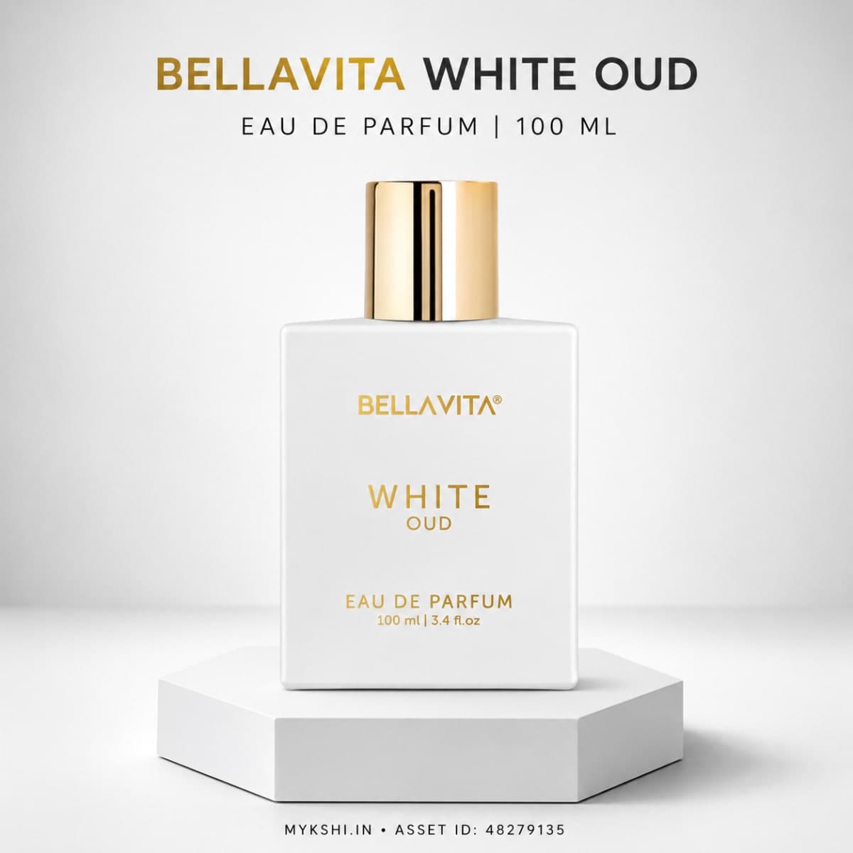 BELLAVITA WHITE OUD  EAU DE PARFUM - 100 ml 3.4 fl.oz