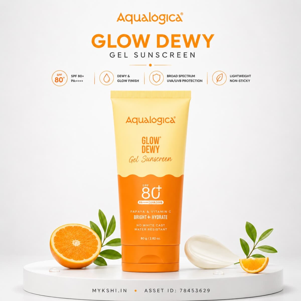 aqualogica glow+ dewy sunscreen for which skin type