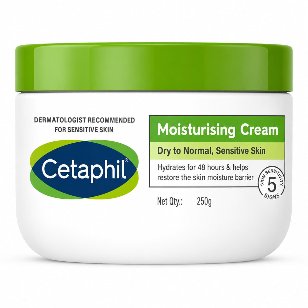 Cetaphil Moisturising Cream 250g for dry to normal, sensitive skin