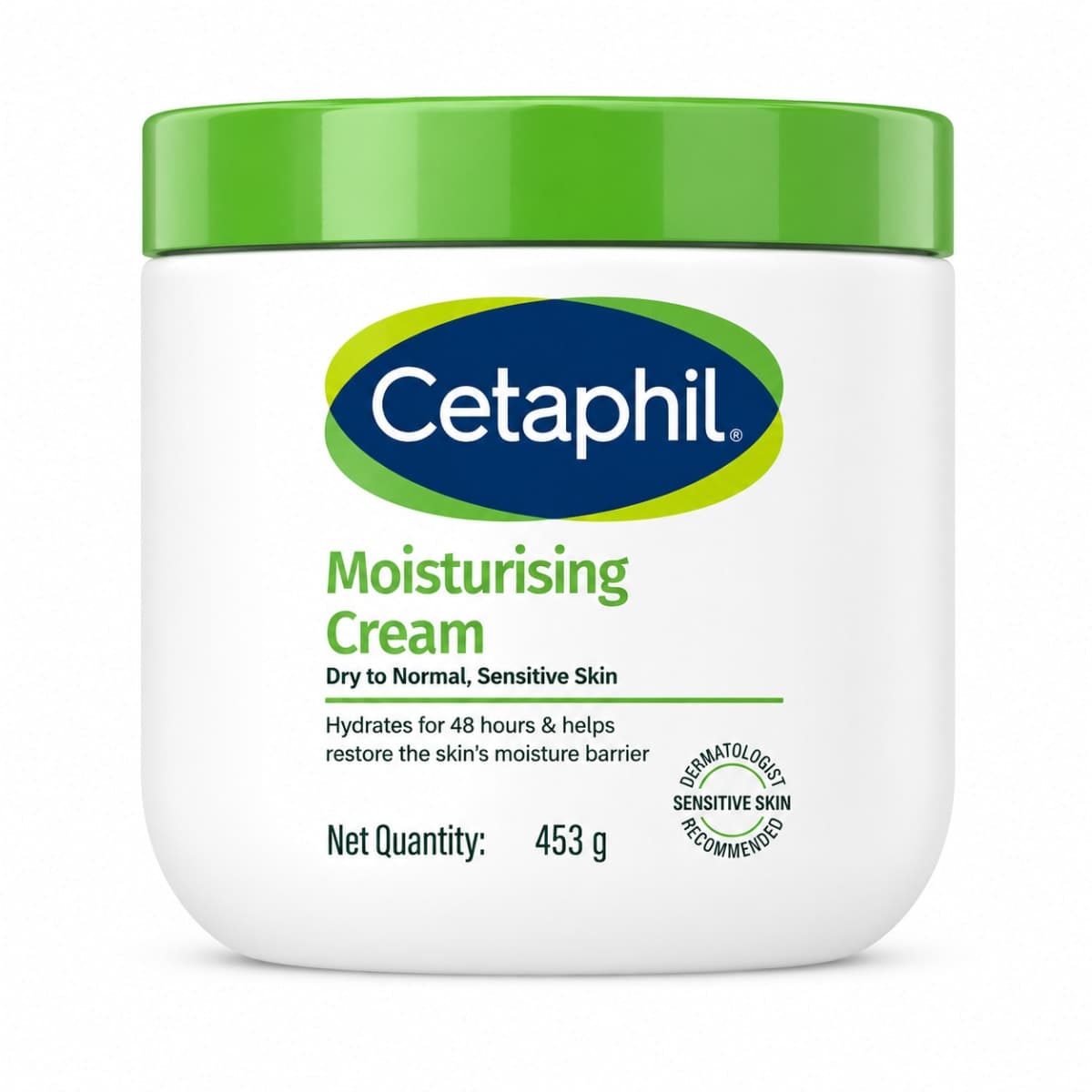 Cetaphil Moisturising Cream 453g for Dry to Normal, Sensitive skin