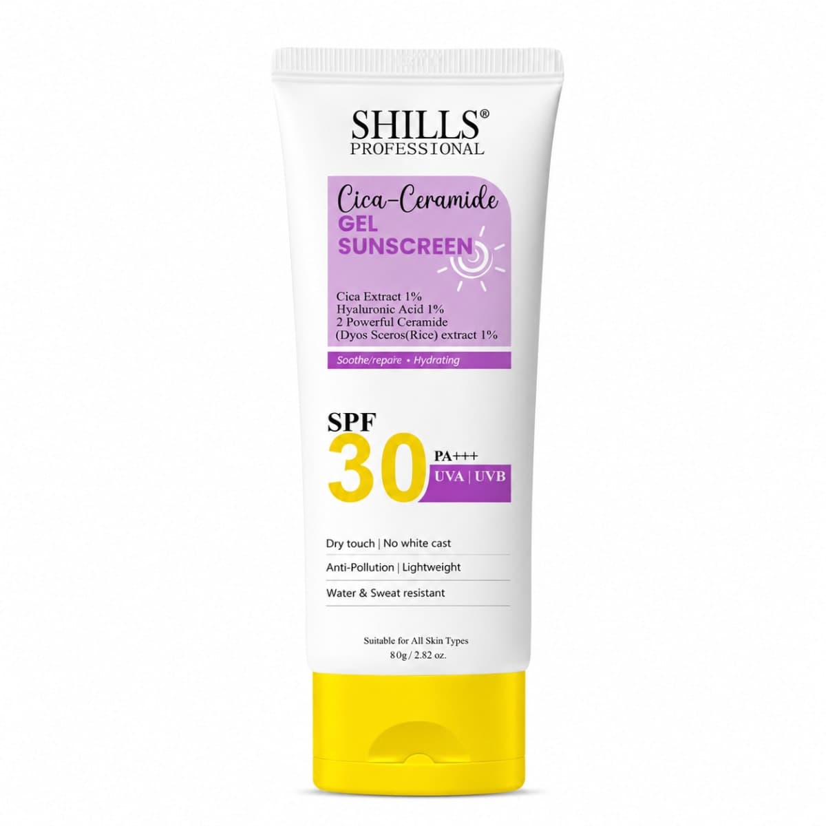 SHILLS   Cica-Ceramide   Gel Sunscreen   SPF   30   PA+++
