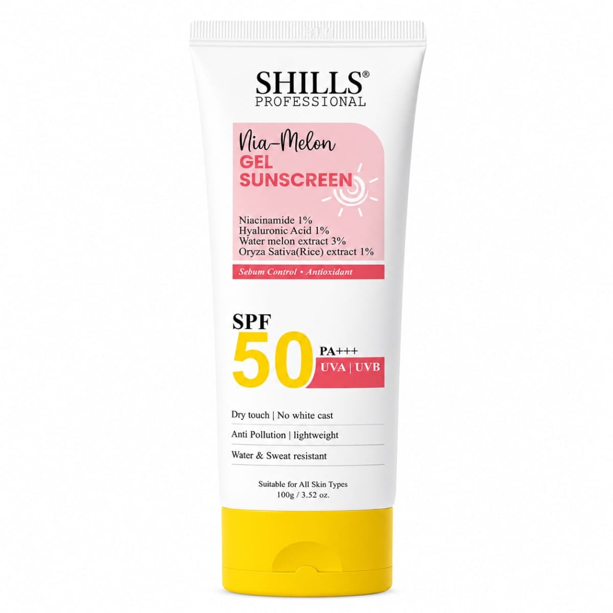 SHILLS   Nia-Melon   Gel   Sunscreen SPF   50   PA+++