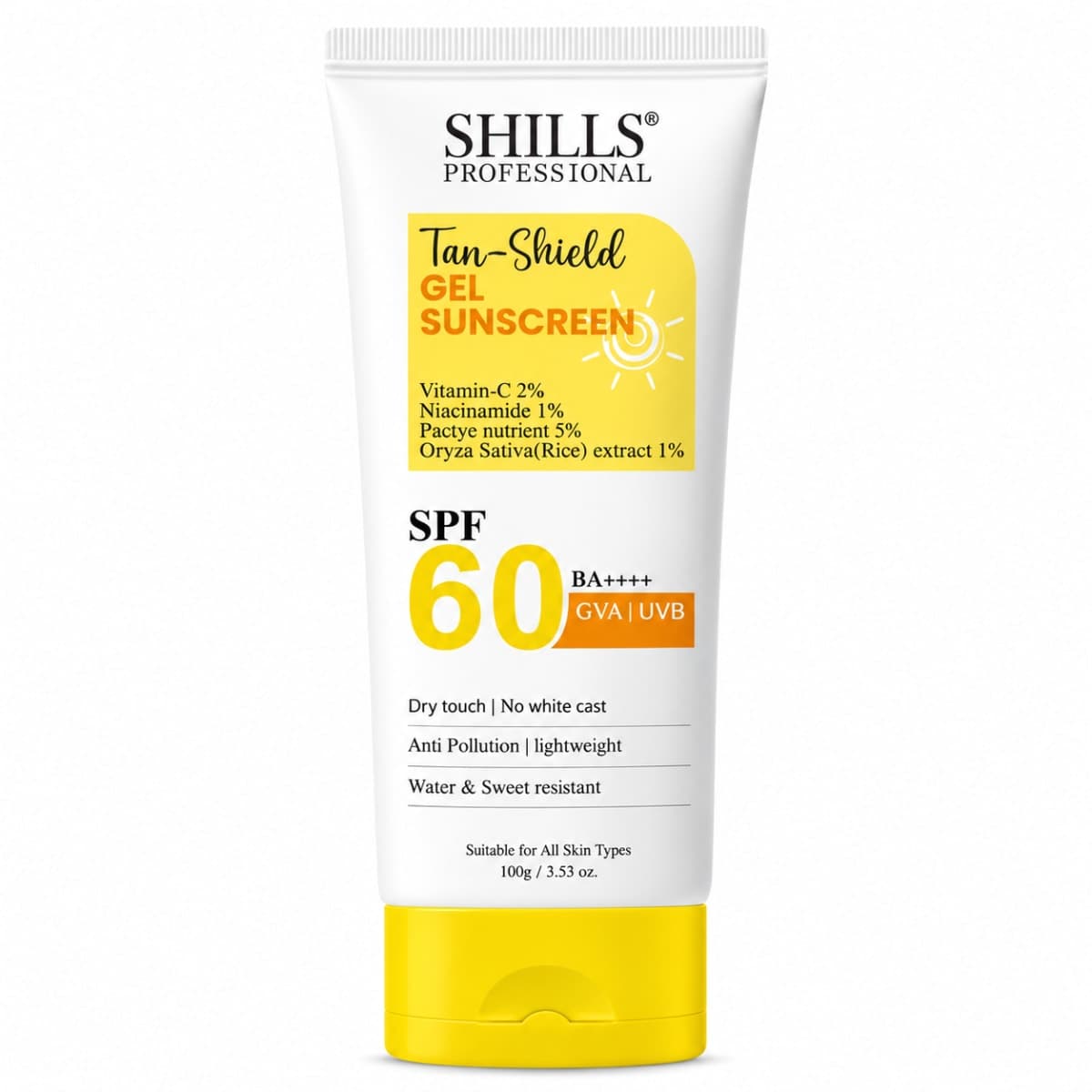 SHILLS   Tan-Shield   Gel   Sunscreen SPF   60   PA+++