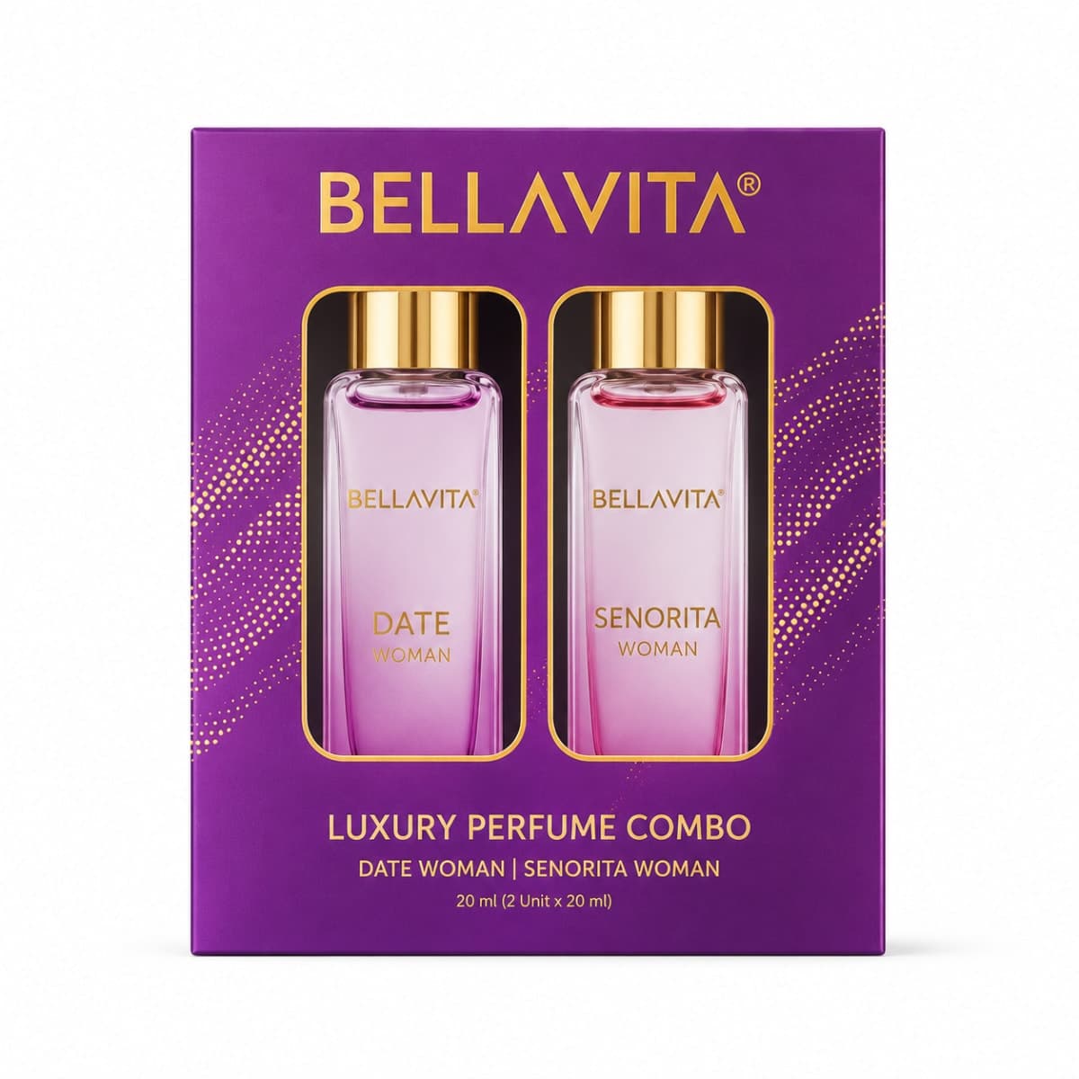 BELLAVITA LUXURY PERFUME COMBO ( DATE WOMAN ,SENORITA WOMAN )  2 x 20 ml