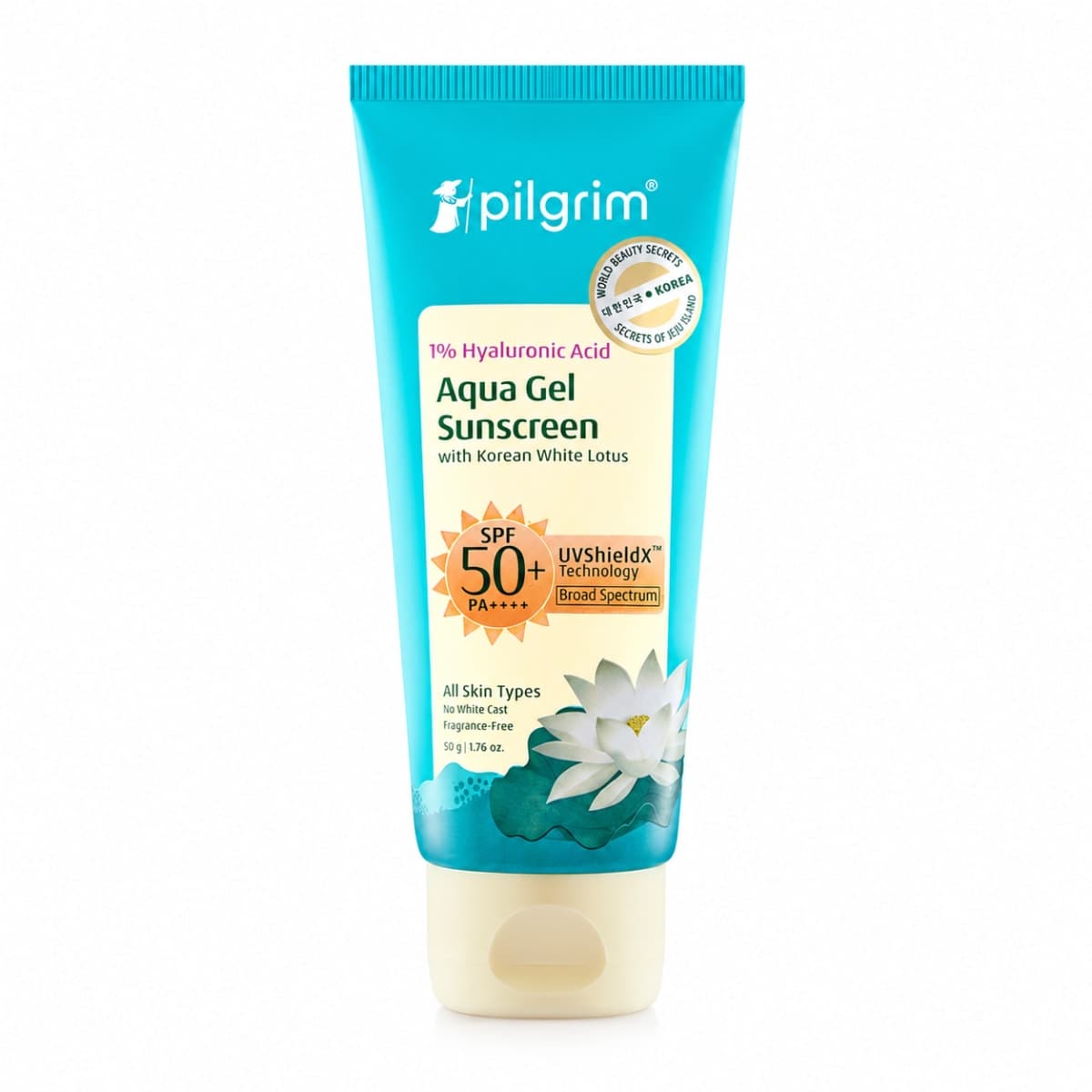 Pilgrim 1% Hyaluronic Acid Aqua Sunscreen Gel SPF 50 PA++++