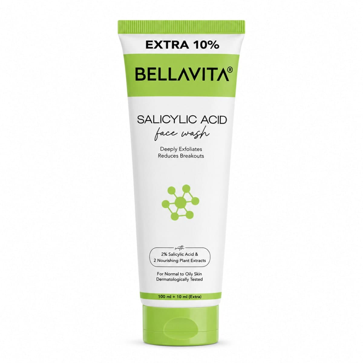 BELLAVITA SALICYLIC ACID FACE WASH - 100ml + 10ml