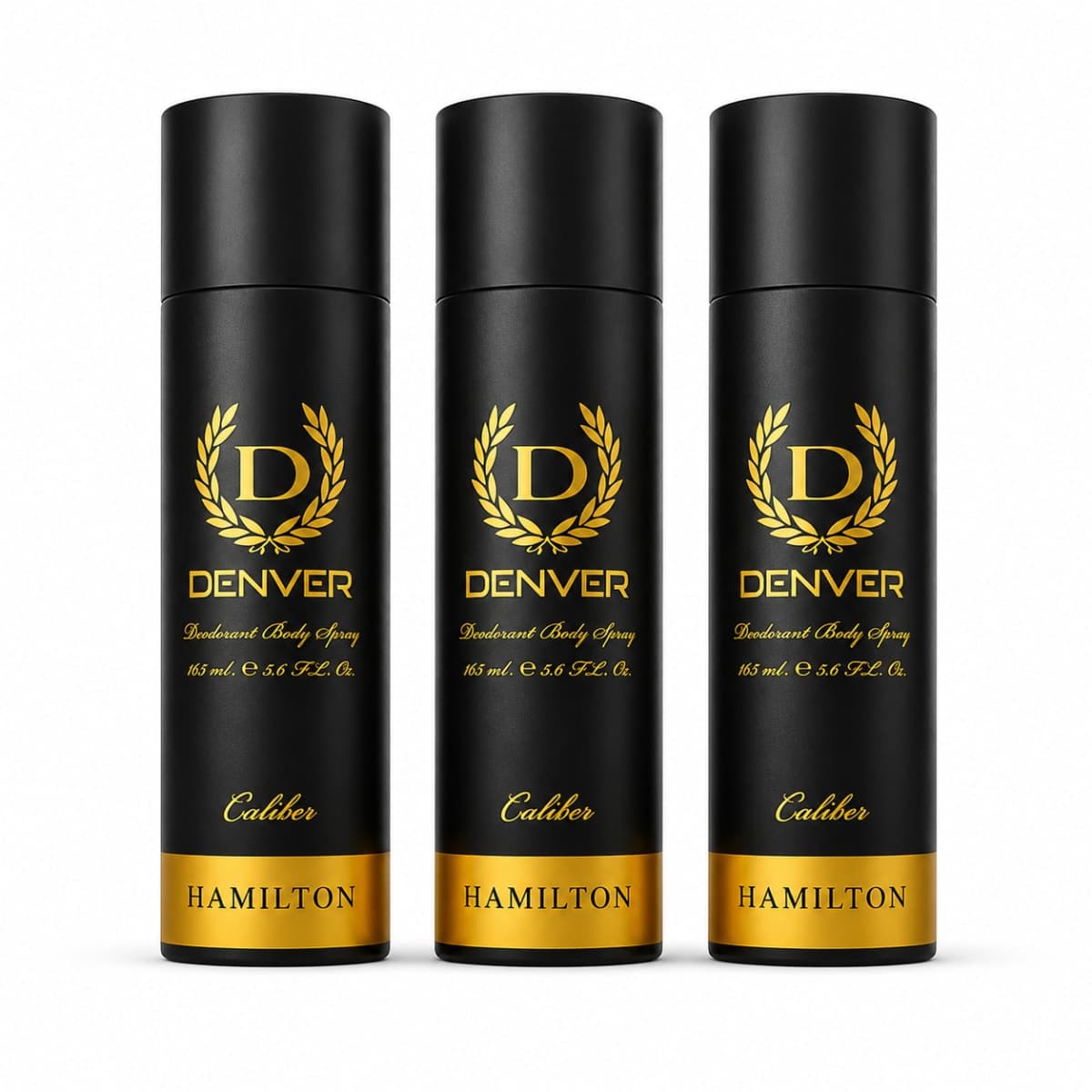 DENVER Caliber Deodorants 180/200ml Pack Of 3
