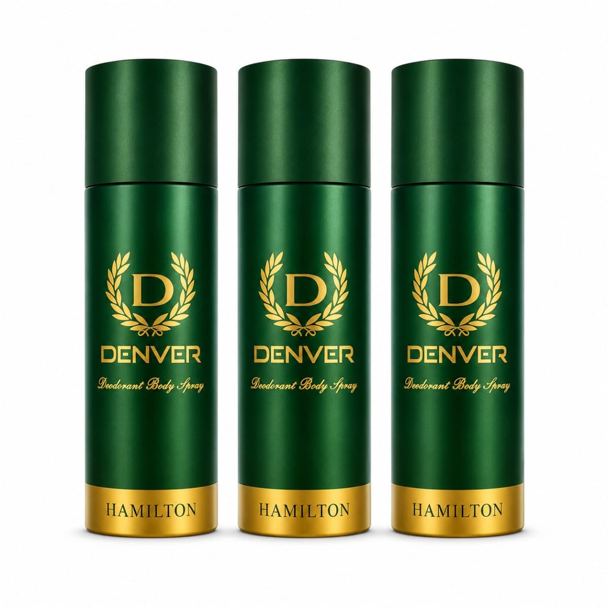 DENVER Pack of 3 Hamilton Deodorants - 180/200ml 