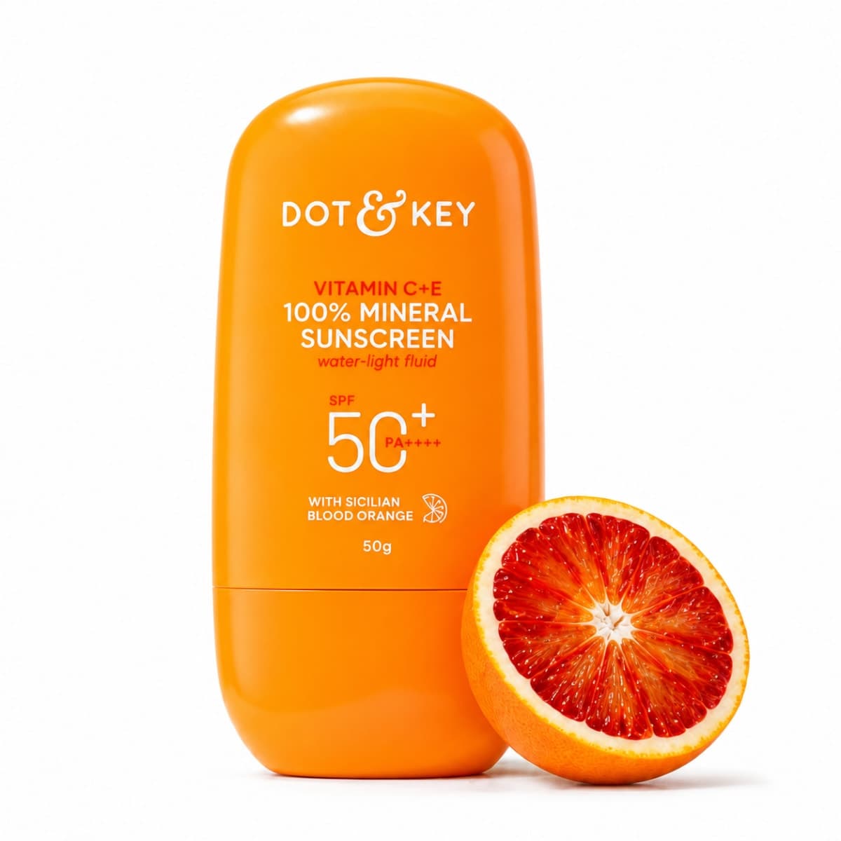 Dot & Key Vitamin C + E 100% Mineral Sunscreen IN-VIVO tested SPF 50+, PA++++ - 50 g