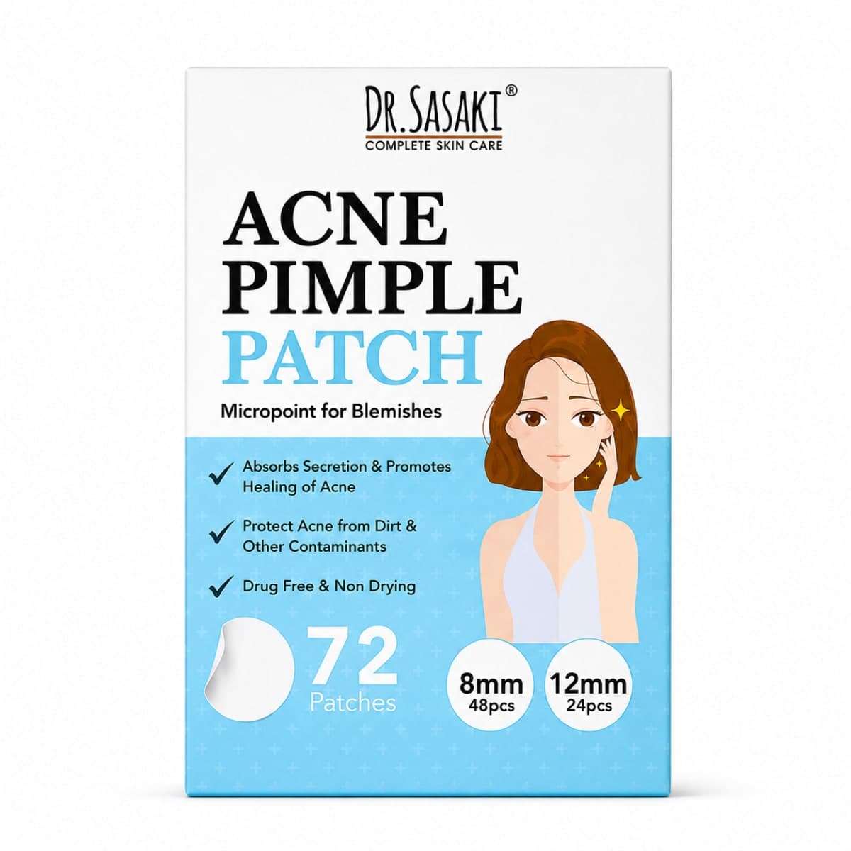 Dr. Sasaki ACNE PIMPLE PATCH - 72 PATCH