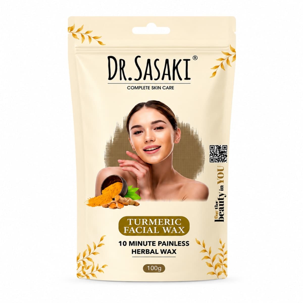 Dr. Sasaki TURMERIC FACIAL WAX POWDER - 100 g