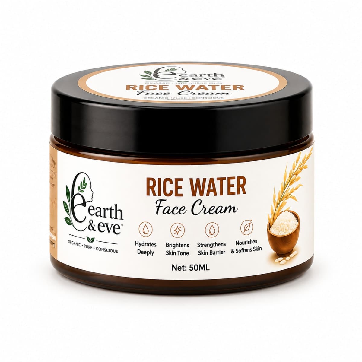 Earth & Eve Rice Water Face Cream