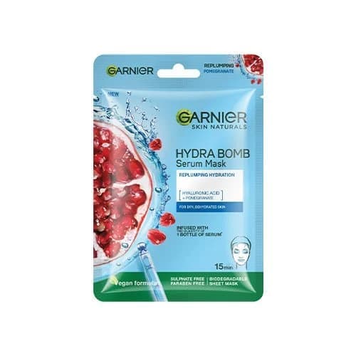 Garnier Hydra Bomb Pomegranate Serum Sheet Mask 32g