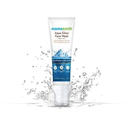 Mamaearth Aqua Glow Face Wash With Himalayan Thermal Water and Hyaluronic Acid for Intense Hydration - 100ml 