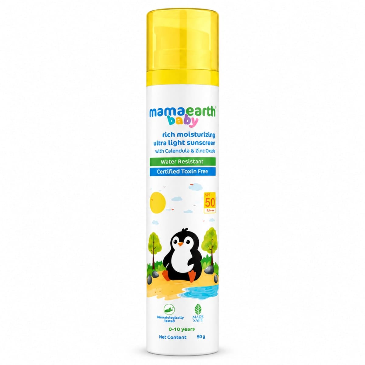 Mamaearth Baby Rich Moisturizing Ultra Light Sunscreen - 50g