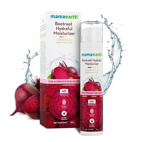 Mamaearth Beetroot Hydraful Moisturizer With Beetroot & Hyaluronic Acid