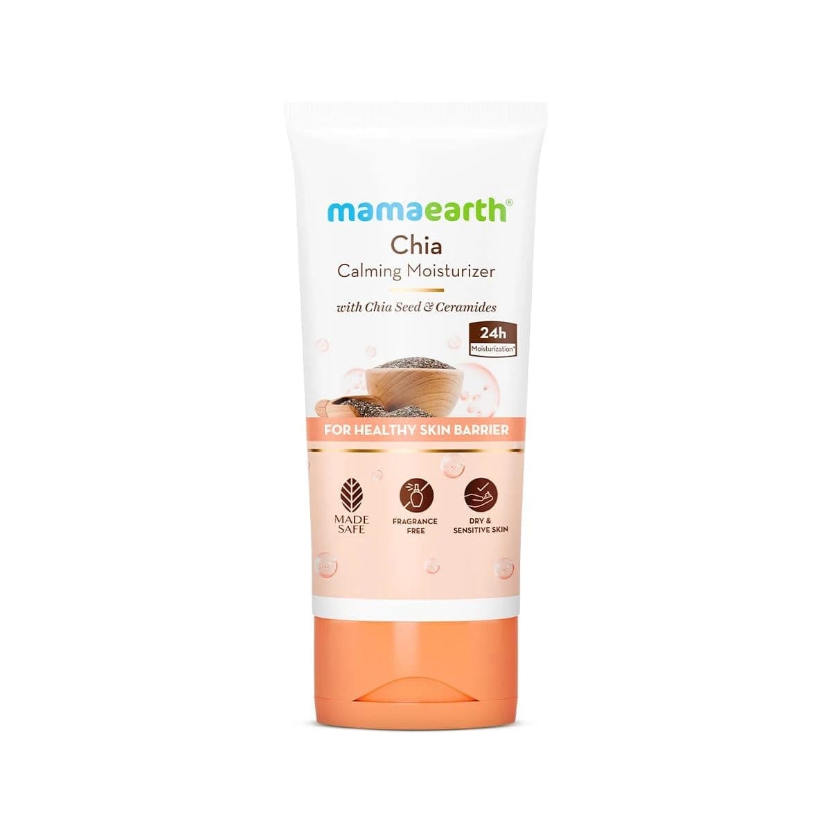 Mamaearth Chia Calming Moisturizer with Chia Seed & Ceramides for Healthy Skin Barrier - 80g