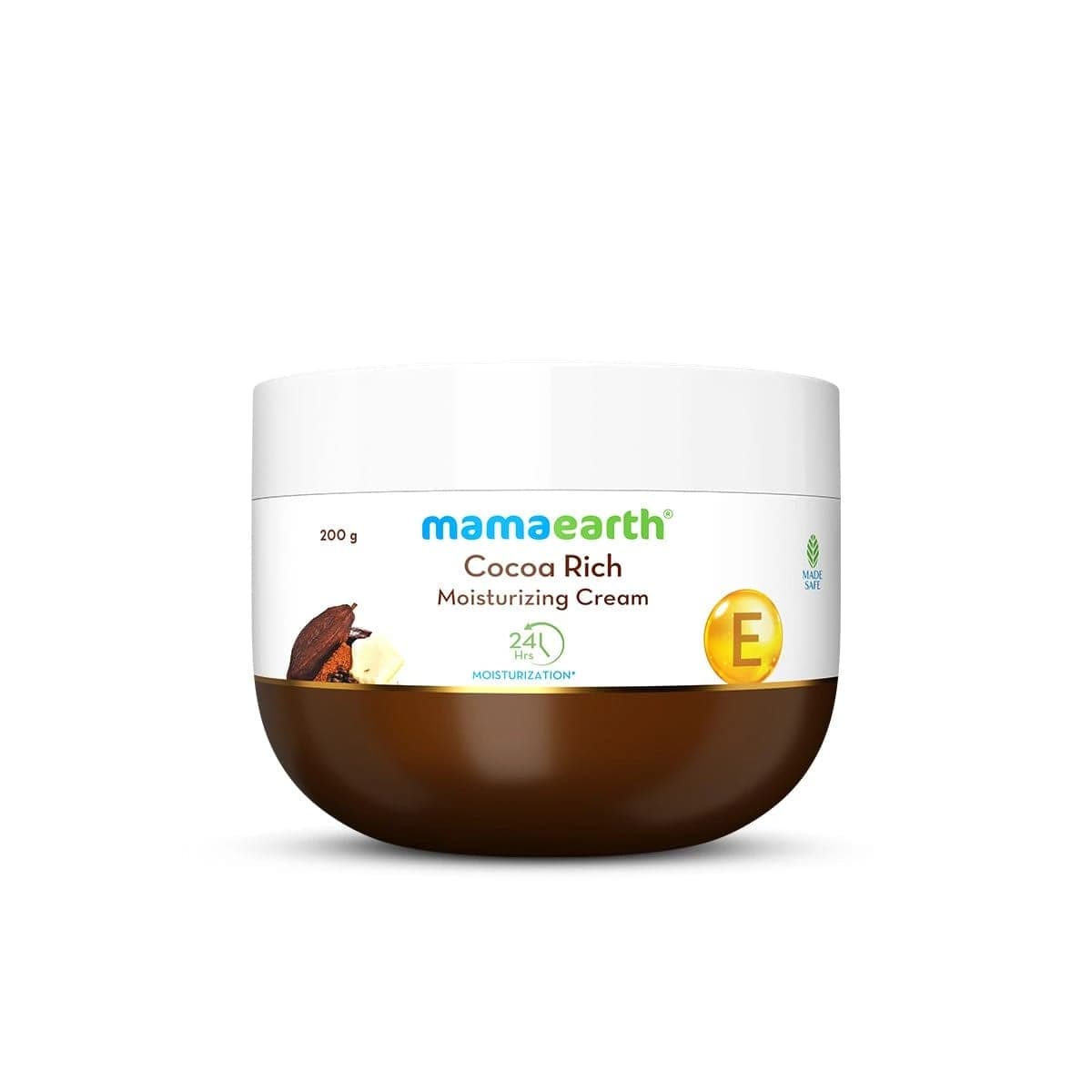 Mamaearth Cocoa Rich Moisturizer with Cocoa Butter & Vitamin E for Deep Nourishment - 200 g