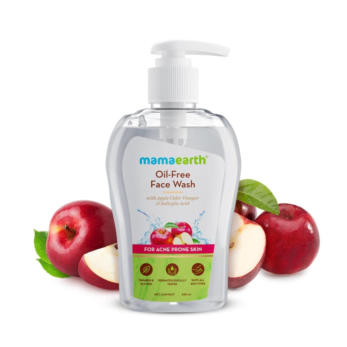 Mamaearth Oil-Free Face Wash with Apple Cider Vinegar & Salicylic Acid for Acne-Prone Skin