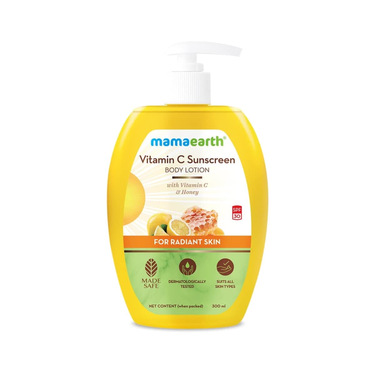 Mamaearth Sunscreen Body Lotion with SPF 30 | Vitamin C
