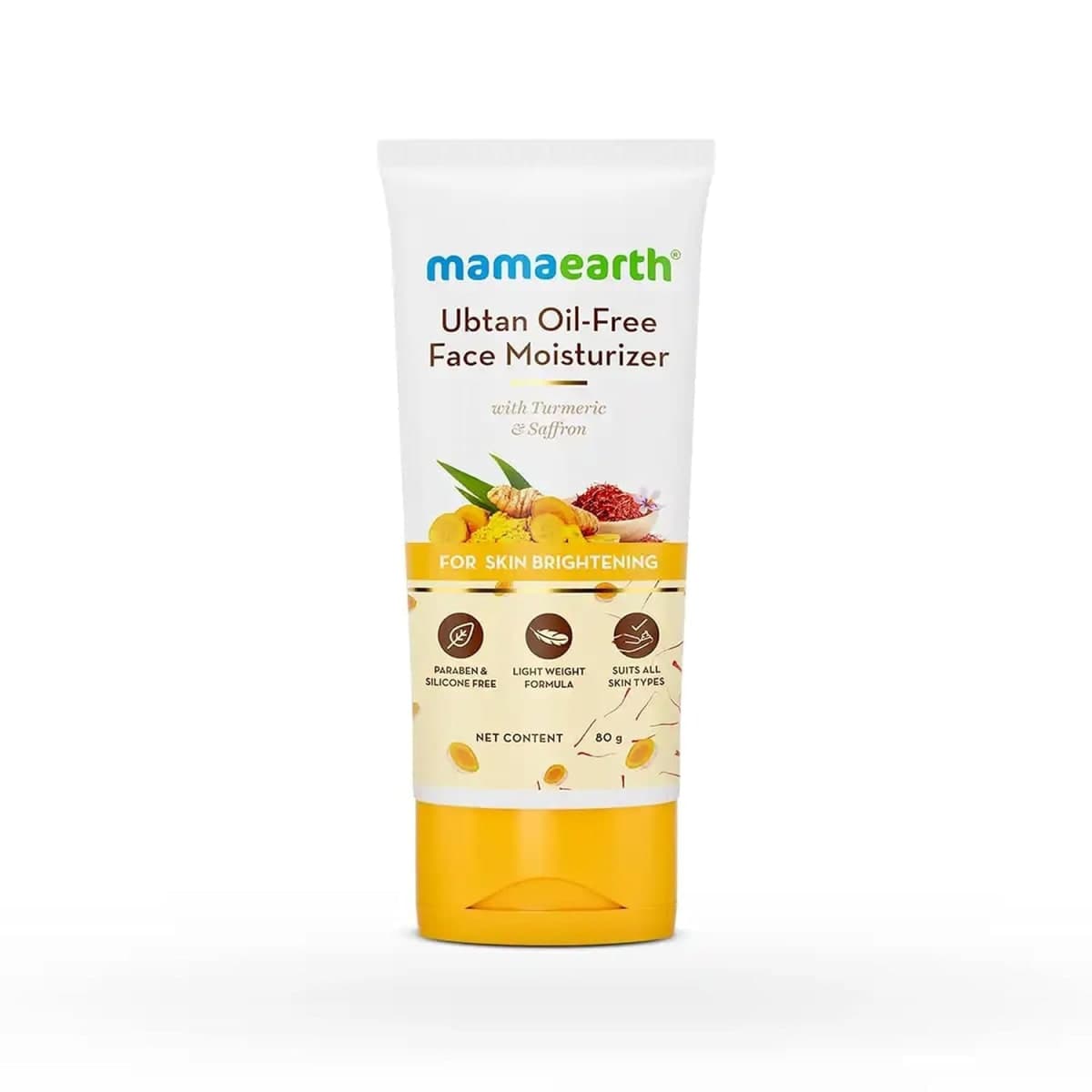Mamaearth Ubtan Oil-Free Face Moisturizer for Skin Brightening - 80 g