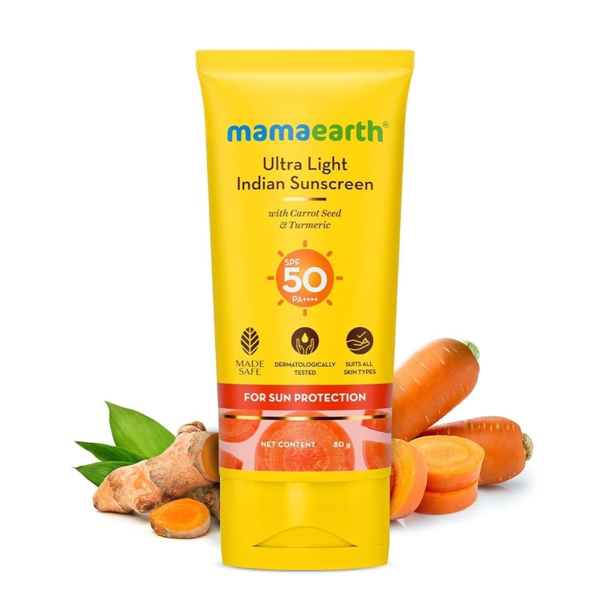 Mamaearth Ultra-Light Indian Sunscreen SPF 50 PA++++