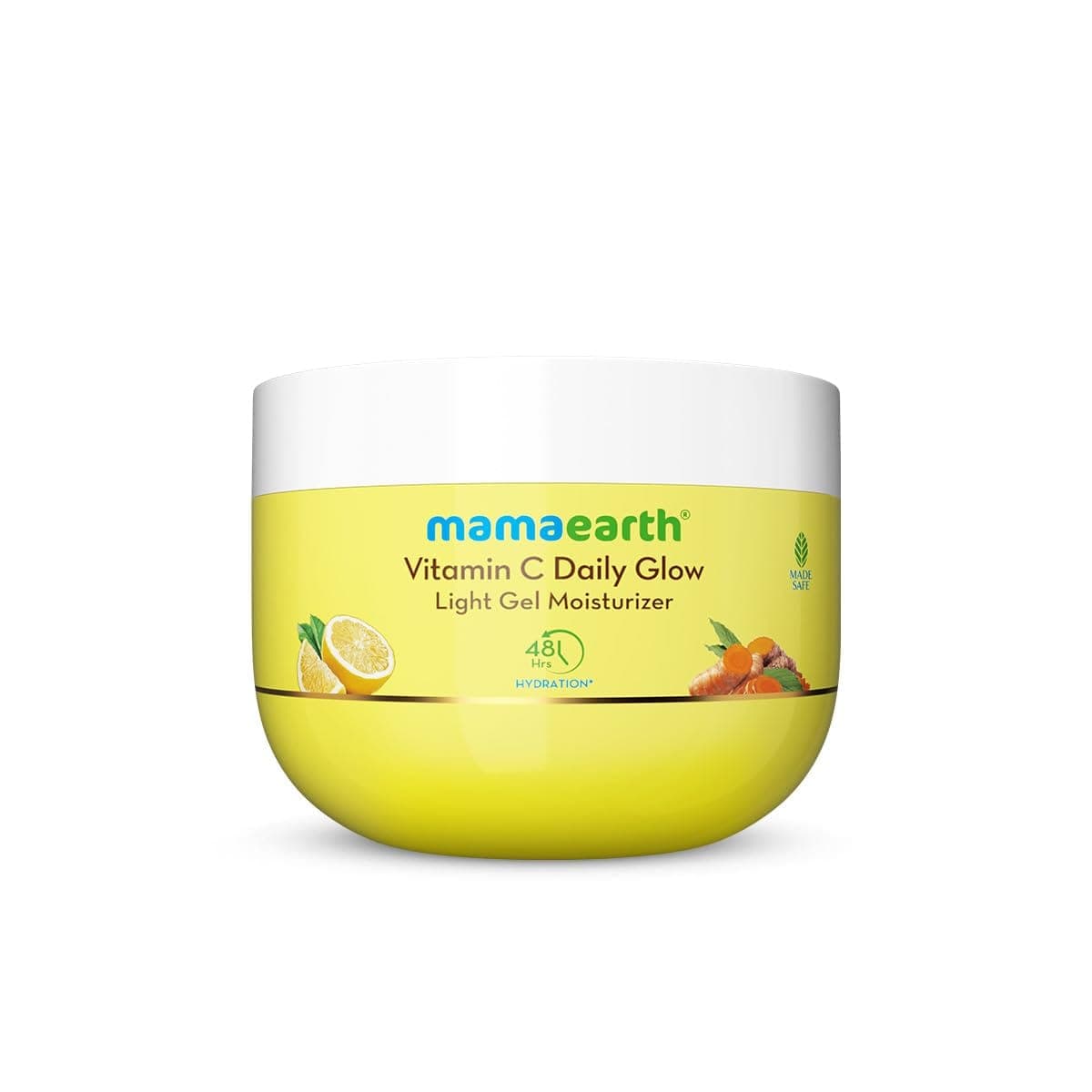 Mamaearth Vitamin C Daily Glow Light Gel Moisturizer with Vitamin C & Turmeric for Skin Brightening - 200 g