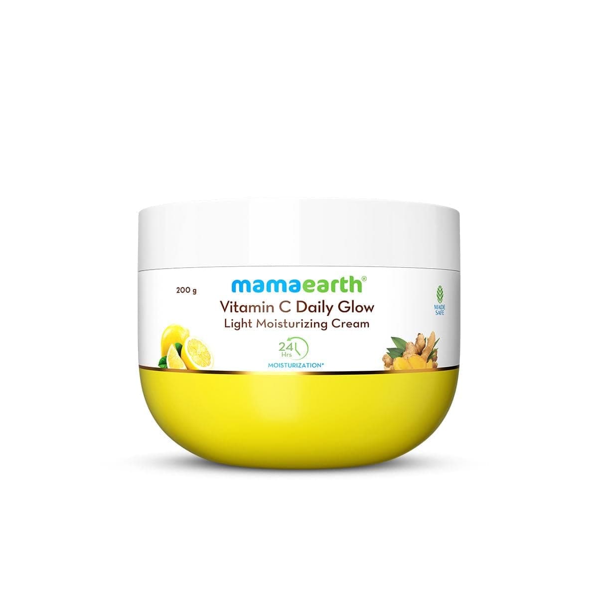 Mamaearth Vitamin C Daily Glow Light Moisturizer with Turmeric & Vitamin C for Skin Brightening - 200 g