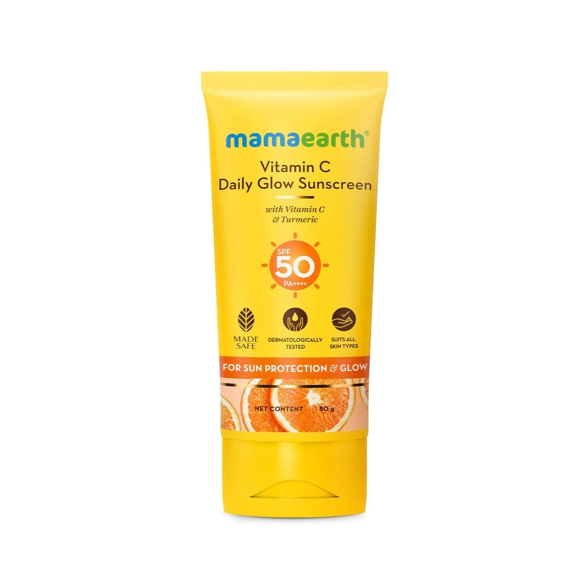 Mamaearth Vitamin C Daily Glow Sunscreen SPF 50 PA++++ 