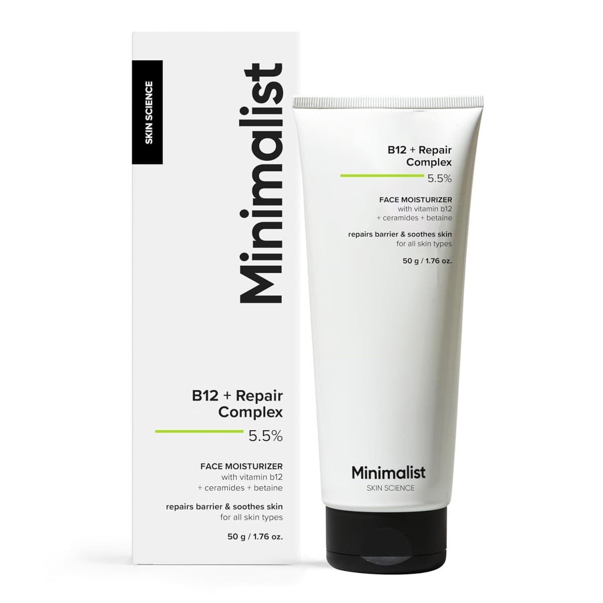 Minimalist B12 + Repair Complex 5.5% Face Moisturizer